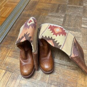 UXIBAL boots , real authentic leather sz 8.5